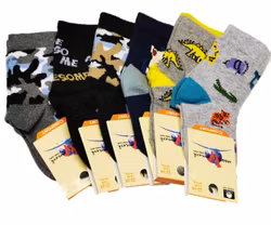 6 Par Barn-Baby strumpor 1-2 år (22-24)