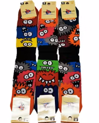 6 Par Barn-Baby strumpor 1-2 år (22-24)