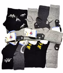 12 Par Barn-Baby strumpor 2-4 år(25-28)