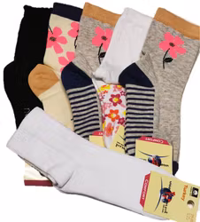 6 Par Barn-Baby strumpor 4-7 år (29-32)
