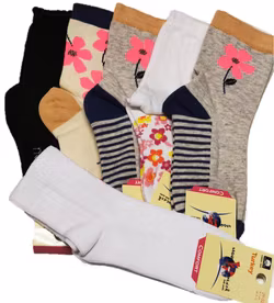 6 Par Barn-Baby strumpor 4-7 år (29-32)