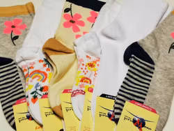 6 Par Barn-Baby strumpor 4-7 år (29-32)