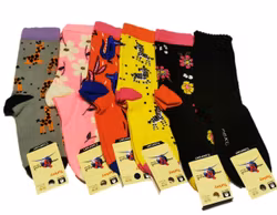 6 Par Barn-Baby strumpor 7-10 år (33-36)