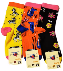 3 Par Barn-Baby strumpor 7-10 år (33-36)