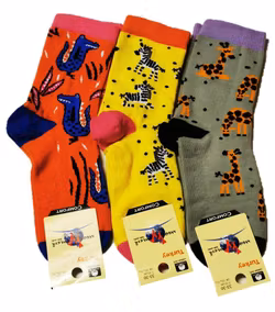 3 Par Barn-Baby strumpor 7-10 år (33-36)