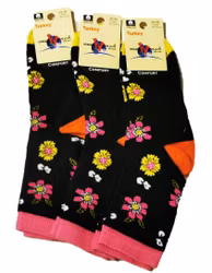 3 Par Barn-Baby strumpor 7-10 år (33-36)