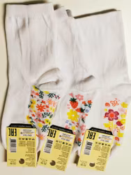 3 Par Barn-Baby strumpor 7-10 år (33-36)