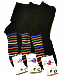 3 Par Barn-Baby strumpor 7-10 år (33-36)