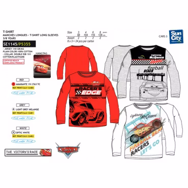 Cars 3 T-Shirt Långarmade