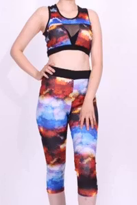 Sport set -leggings -Bustier BH tränings set-tränings tights