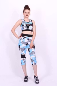 Sport set -leggings -Bustier BH tränings set-tränings tights