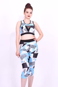 Sport set -leggings -Bustier BH tränings set-tränings tights