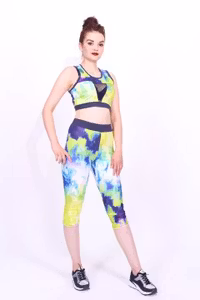 Sport set -leggings -Bustier BH tränings set-tränings tights