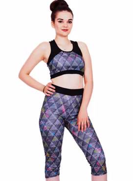 Sport set -leggings -Bustier BH tränings set-tränings tights