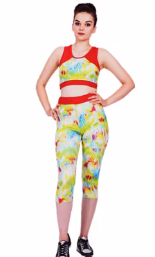 Sport set -leggings -Bustier BH tränings set-tränings tights