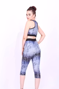 Träningskläder, Sport set -leggings -Bustier BH träningsset-tränings tights