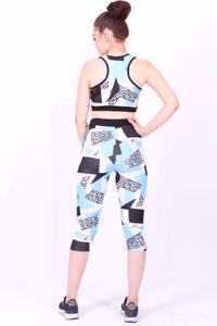 Sport set -leggings -Bustier BH tränings set-tränings tights