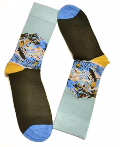 1 Par  Strumpor Färgglada Storlek 36-40