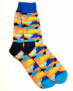 1 Par  Strumpor Färgglada Storlek 36-40