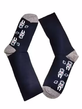 1 Par  Strumpor Färgglada Storlek 36-40