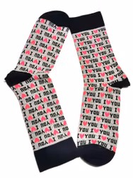 1 Par  Strumpor Färgglada Storlek 36-40