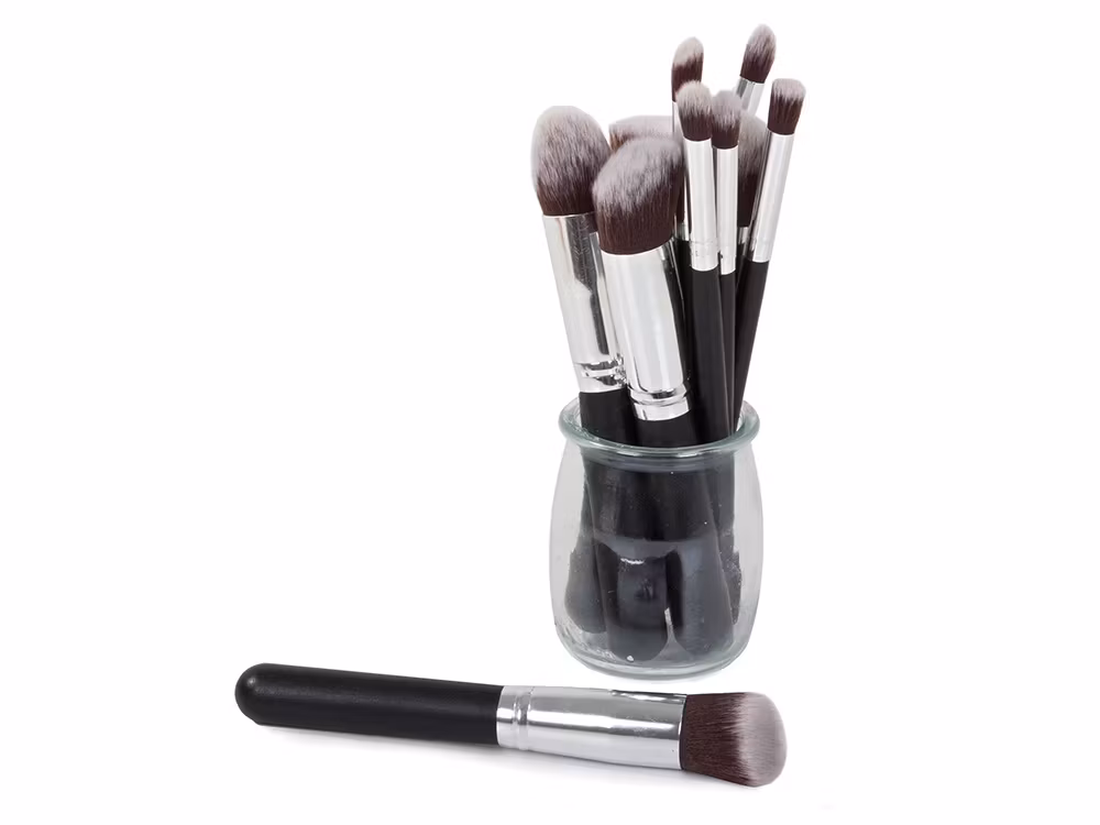 Sminkborstar Set - Ett set med professionella sminkborstar, 10 stycken