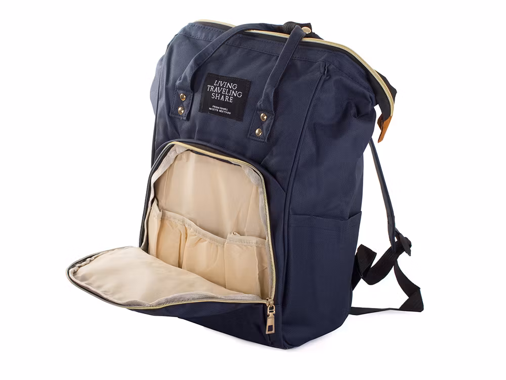 Ryggsäck, väska, barnvagn, arrangör, för mamma, pappa,