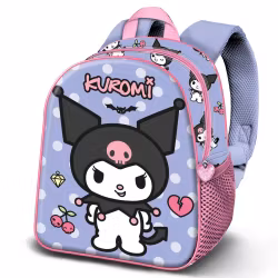 Hello Kitty Kuromi Rebel 3D Elite Ryggsäck, Malva