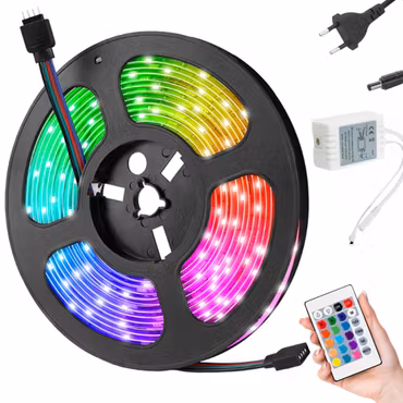 Vattentät LED Slinga med Fjärrkontroll 4,5 meter