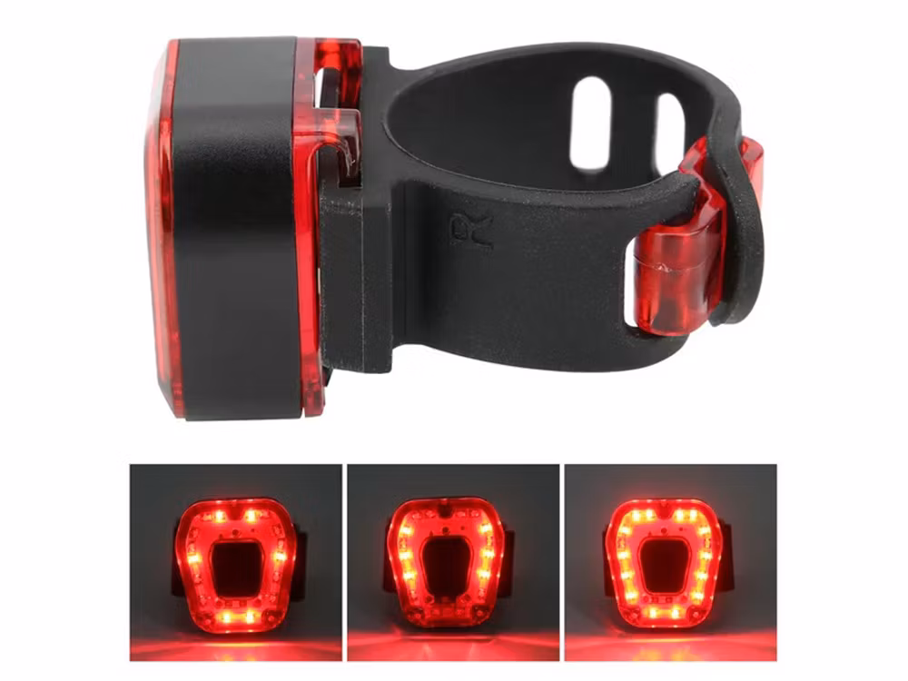 Cykel bakljus 14 LED-cykelljus USB