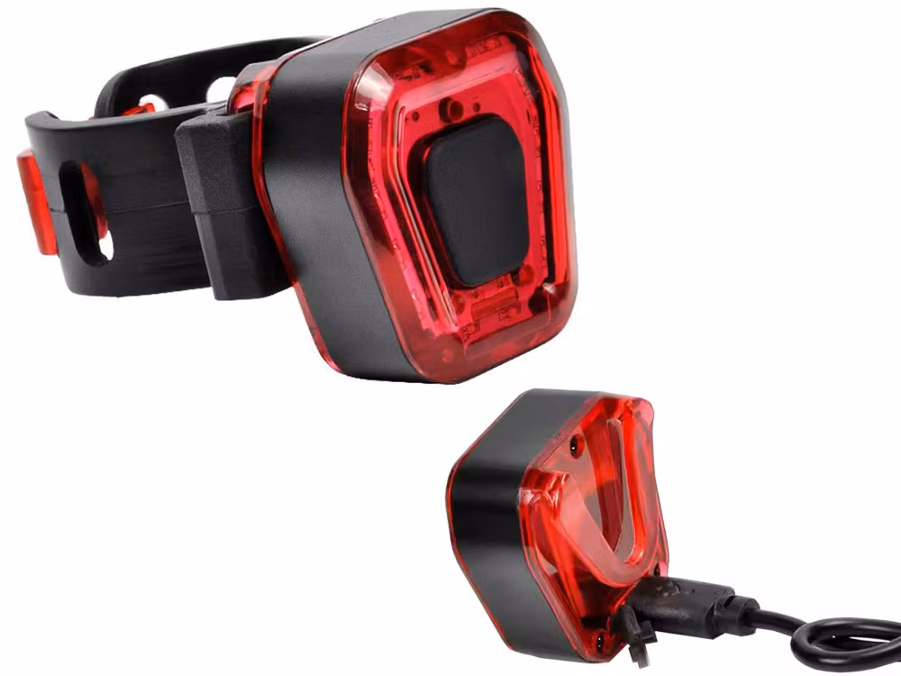 Cykel bakljus 14 LED-cykelljus USB