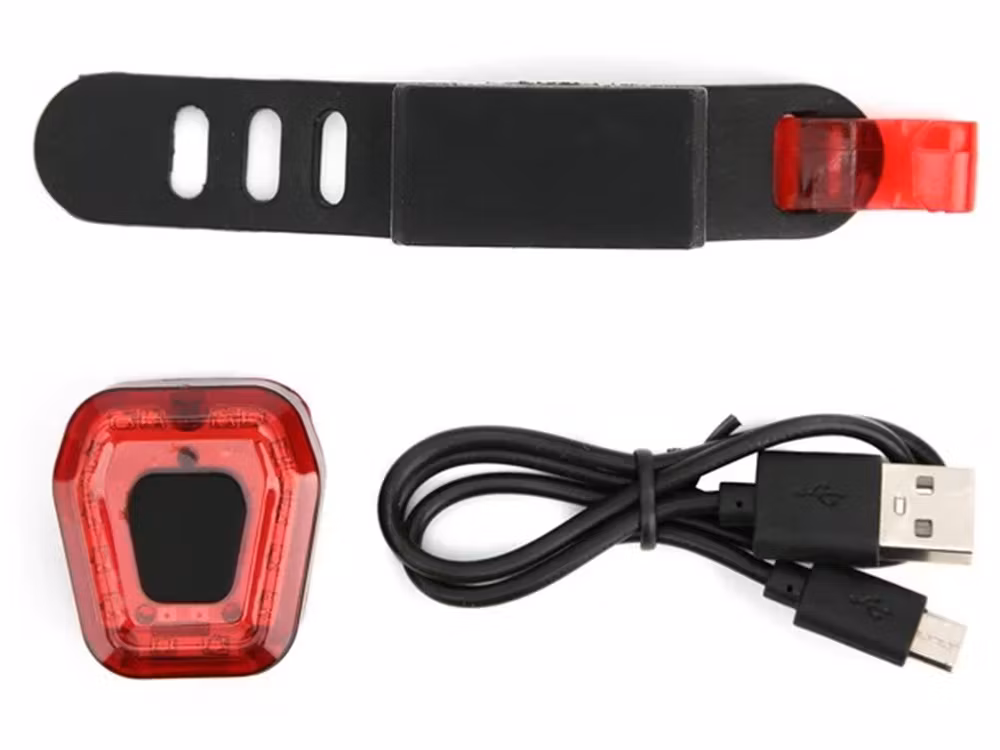 Cykel bakljus 14 LED-cykelljus USB