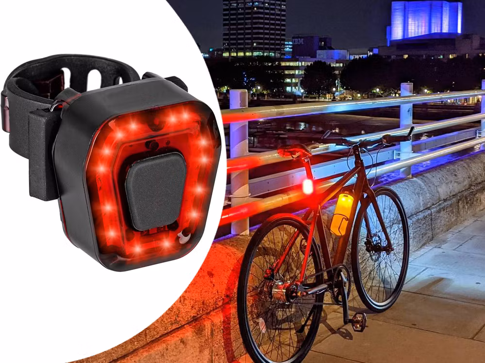 Cykel bakljus 14 LED-cykelljus USB