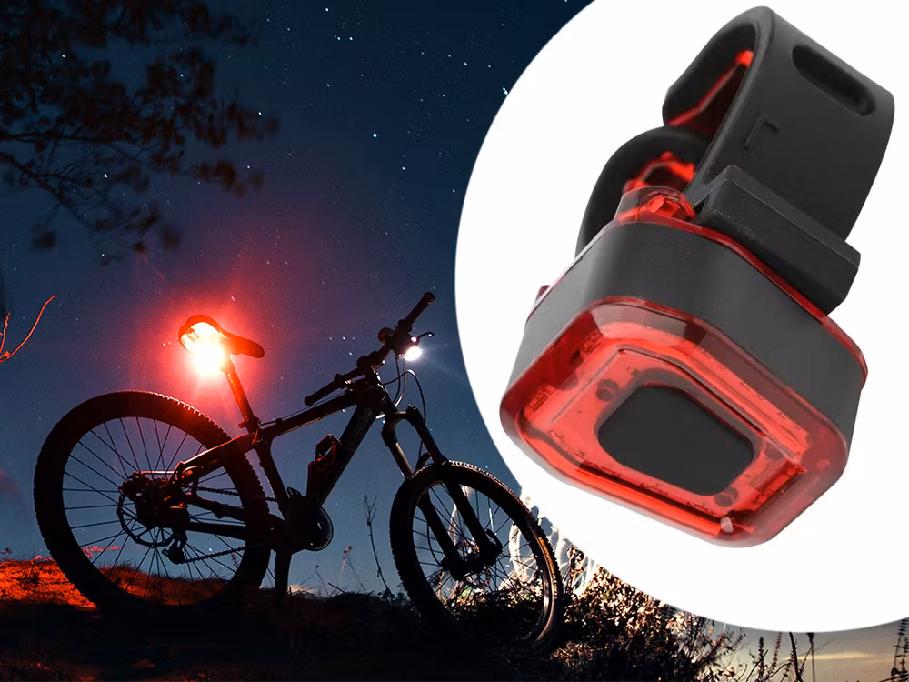Cykel bakljus 14 LED-cykelljus USB