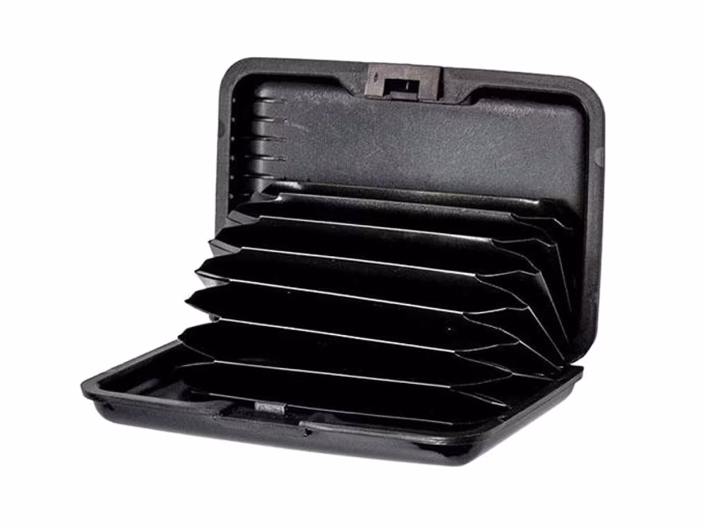 Kortfodral dokument aluminiumplånbok