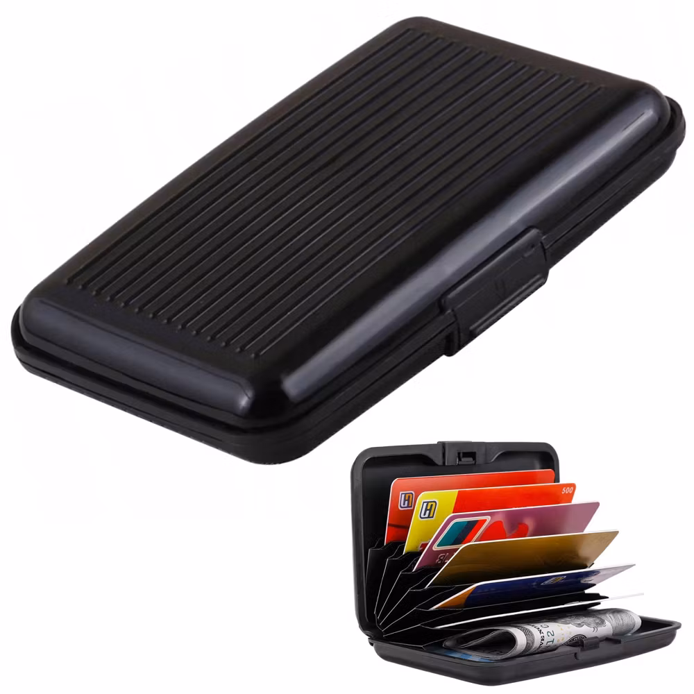 Kortfodral dokument aluminiumplånbok