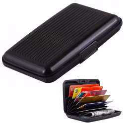 Kortfodral dokument aluminiumplånbok