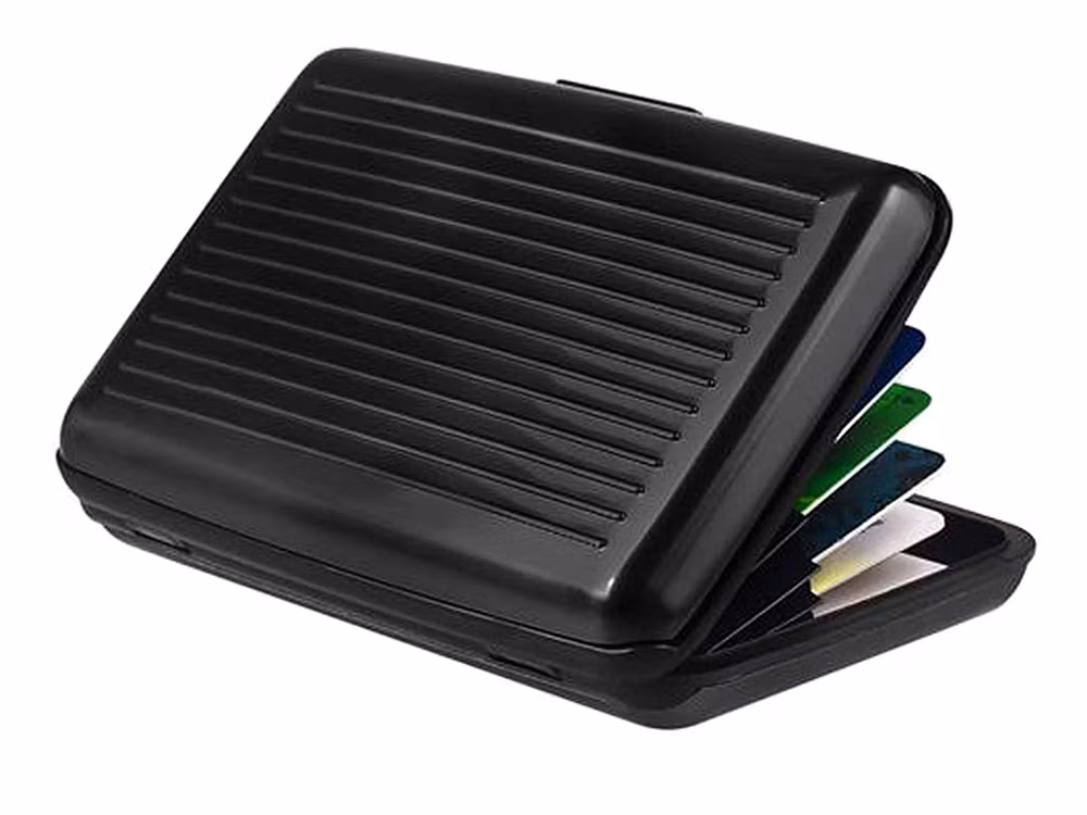 Kortfodral dokument aluminiumplånbok