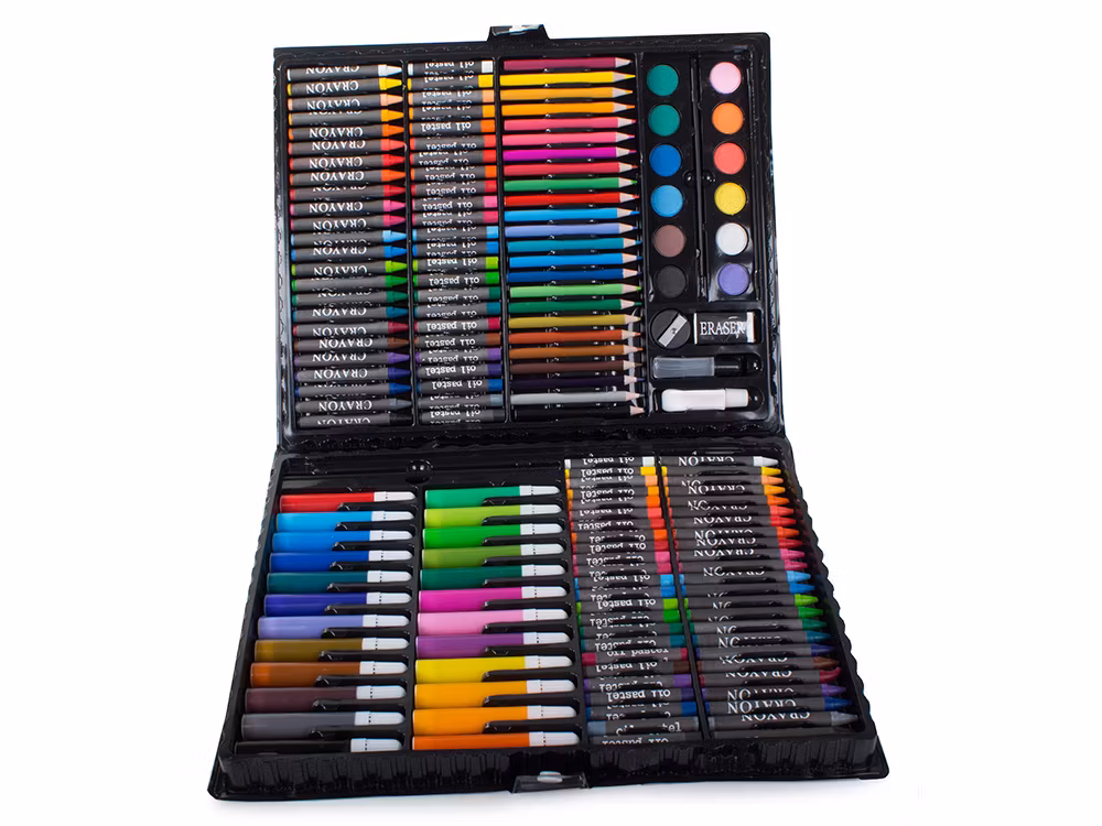 Konstnärligt set, målarlåda, 168 delar