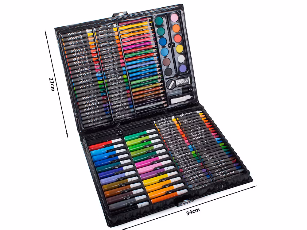 Konstnärligt set, målarlåda, 168 delar