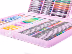 Multifunktionell 168st Super Art Set måla /Playcolor/Färgkritor multifärg