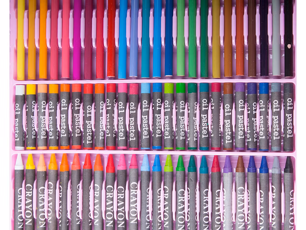 Multifunktionell 168st Super Art Set måla /Playcolor/Färgkritor multifärg