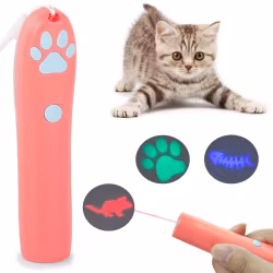 Kattlaserdjurleksakpekare ljus- Djurleksakslampa för katt