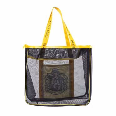 HARRY POTTER - strandväska premium Hufflepuff, gul