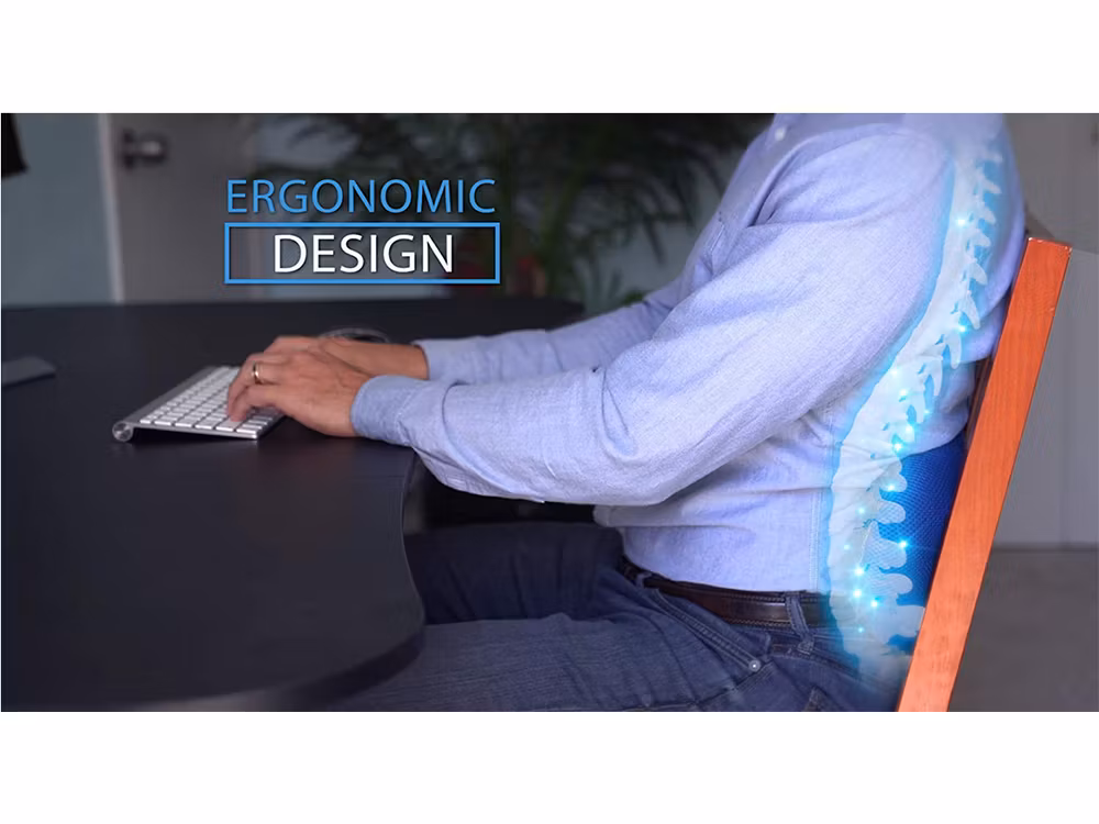 Ergonomisk Ryggkudde i Memory Foam –Stöd för Ländryggen