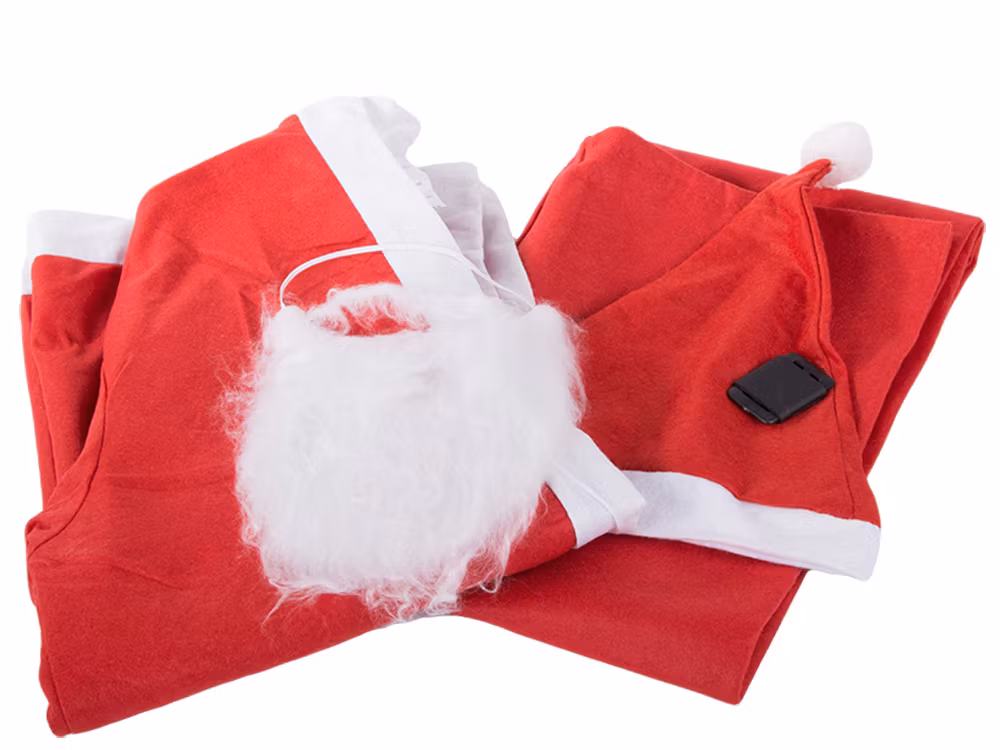 Jultomtekostym med skägghatt