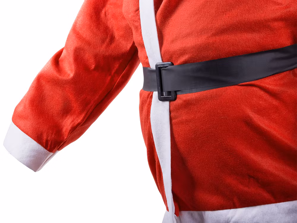 Jultomtekostym med skägghatt