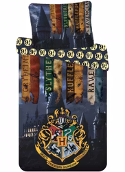 Harry Potter Houses sängkläder 140×200 cm, 70×90 cm
