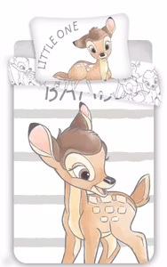Barnsängkläder set med Disney Bambi Little One, 100×135 cm och 40×60 cm