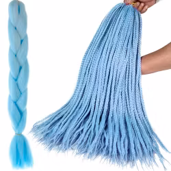 Syntetiska flätor - Blå